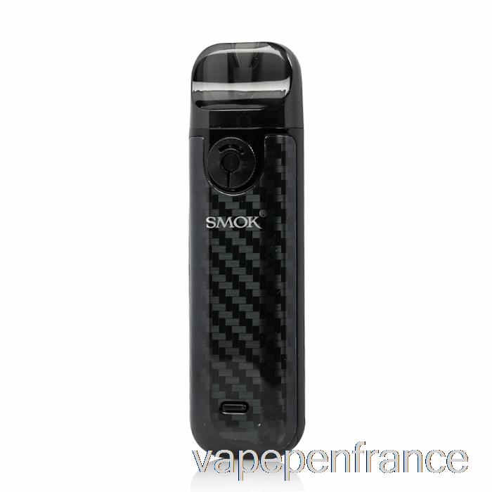 Smok Novo 4 25w Pod Kit Stylo Vape En Fibre De Carbone Noir